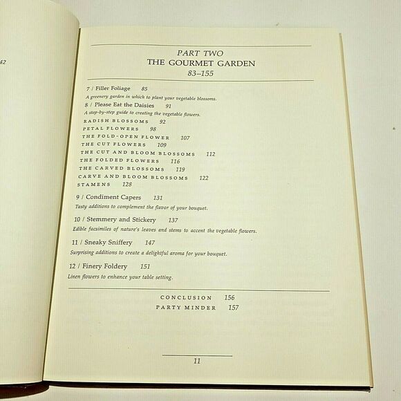 Gourmet Bouquet Edible Decor Decorative Centerpieces Julia Weinberg 1979 Book - Picture 8 of 12